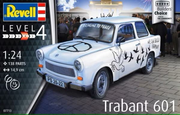 Trabant 601S Builders Choice 1/24 plastic model