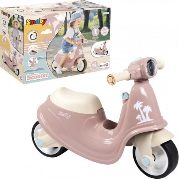 Smoby Toys potkutteluskootteri, ride-on, vaaleanpunaninen