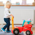 Miniatyrbillede 5 af 11: FALK Maurice rød skubbetraktor med opbevaring – fra 1 år