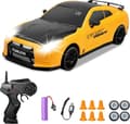 Pikkukuva 1 / 6: OBOSOE 2.4G kauko-ohjattava nelivetoinen leluauto 1:24 mittakaava – nopea sähköinen propulsioauto valoilla pojille