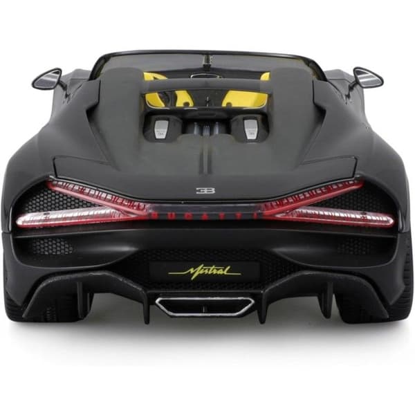 BBURAGO 11051 MINIATYR BUGATTI MISTRAL SVART 1/18