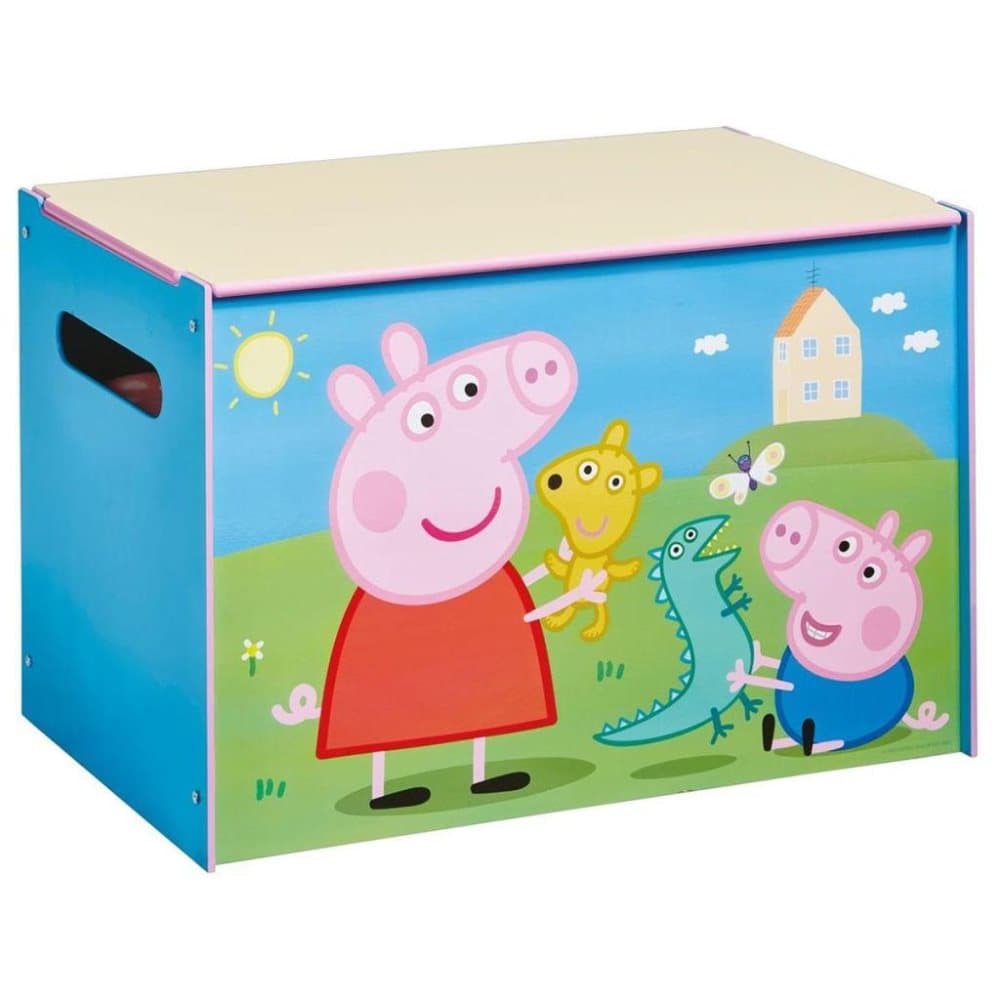 Peppa Pig Peppa Gris Oppbevaringskasse 60x40x40 cm blå treverk WORL213011