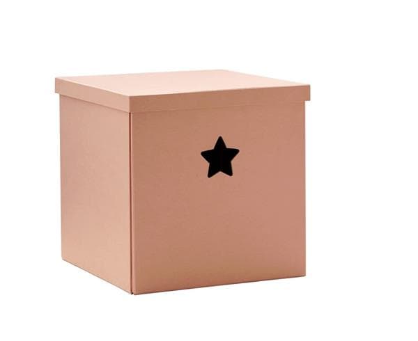 Kids Concept, Förvaringsbox Star, Rosa