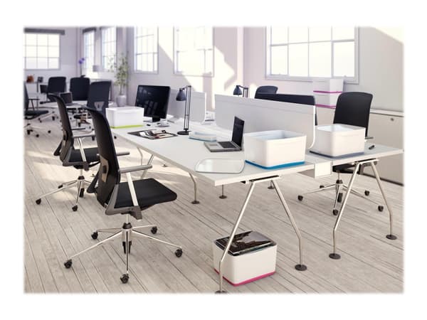 Leitz MyBox Large - Förvaringsbox - för A4 (210 x 297 mm) - 18 liter - blå-metallic