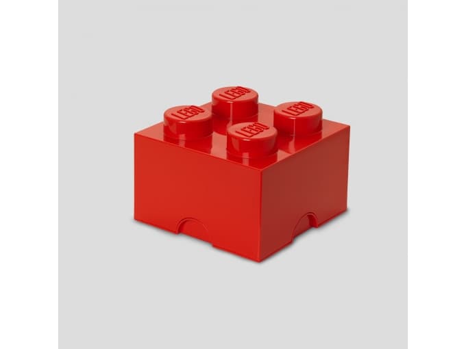 LEGO Storage Brick 4 - Förvaringsbox - röd