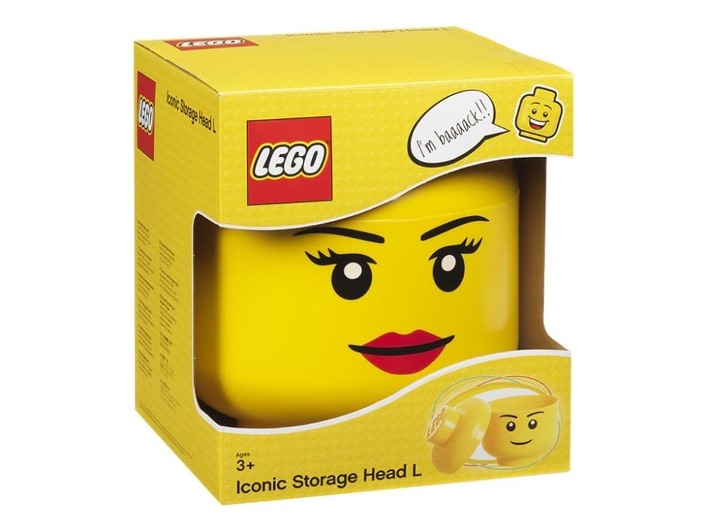 LEGO Storage Head L Girl - Förvaringsbox