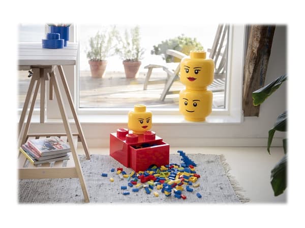 LEGO Storage Head L Girl - Lagerboks