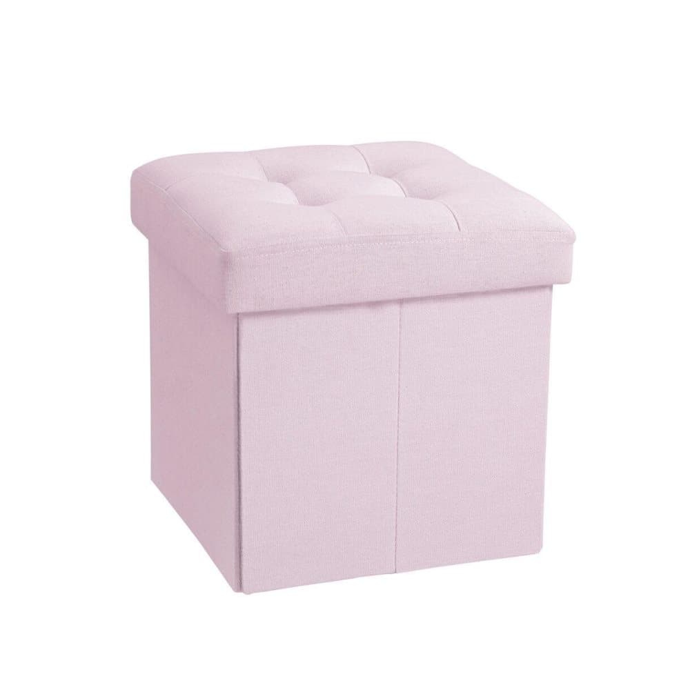 Kids Concept Sittepuff med Oppbevaring - Rosa