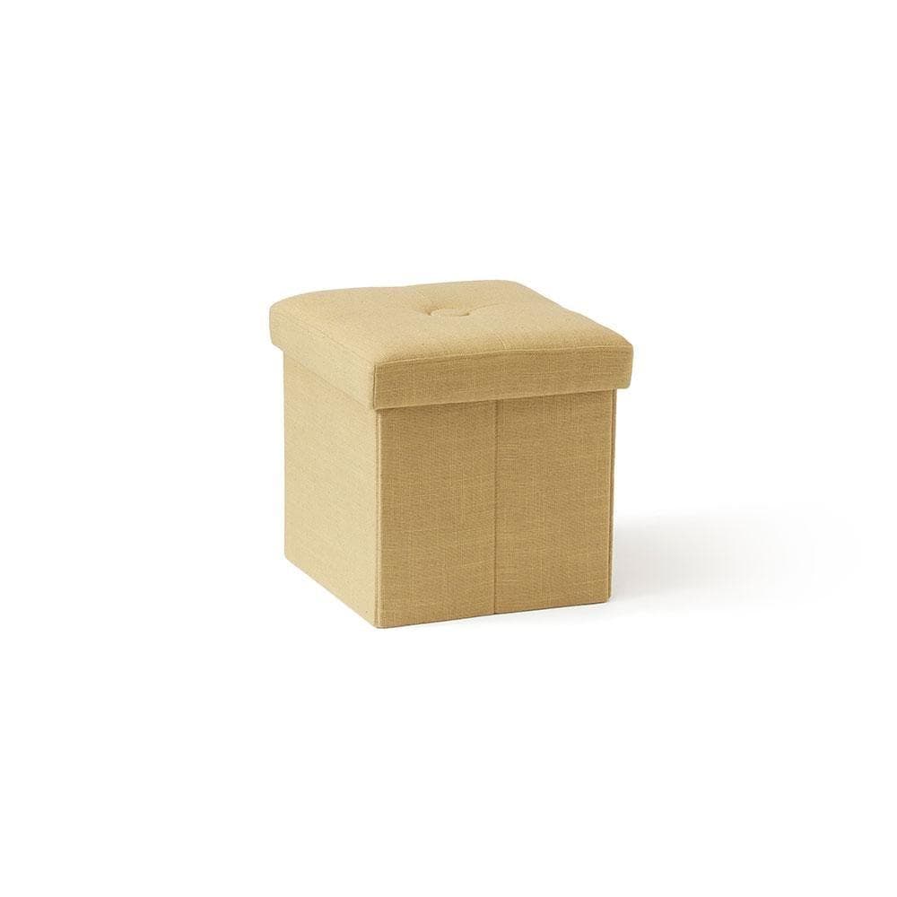 Kids Concept Sittepuff med Oppbevaring - Yellow