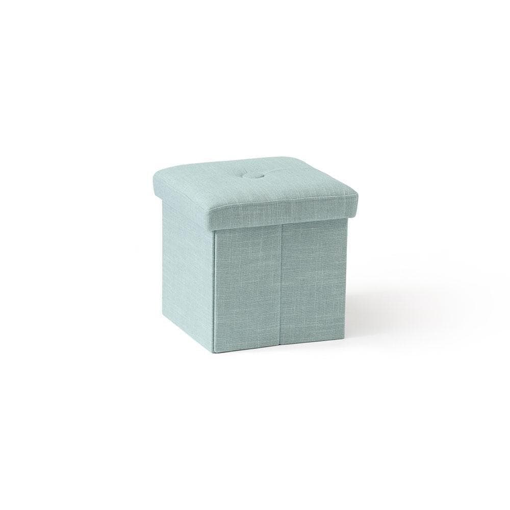 Kids Concept Sittepuff med Oppbevaring - Light Blue