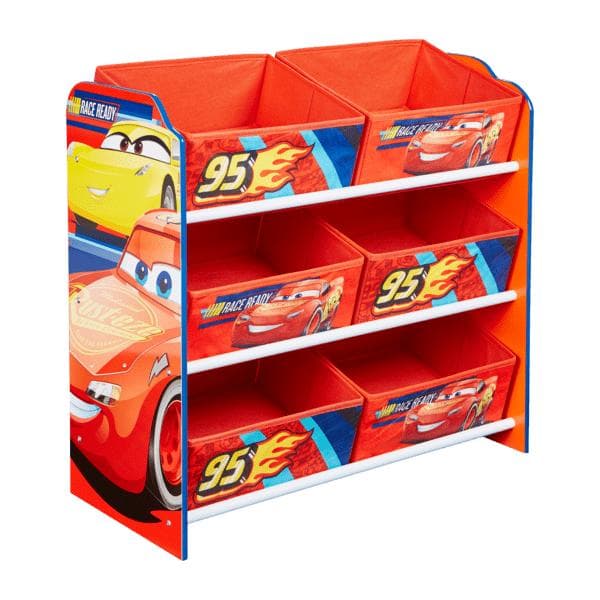 Disney Pixar Cars Oppbevaringshylle med 6 skuffer
