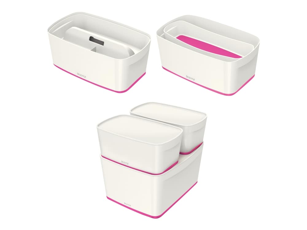 Leitz MyBox Small - Förvaringsbox - 5 liter - rosametallic