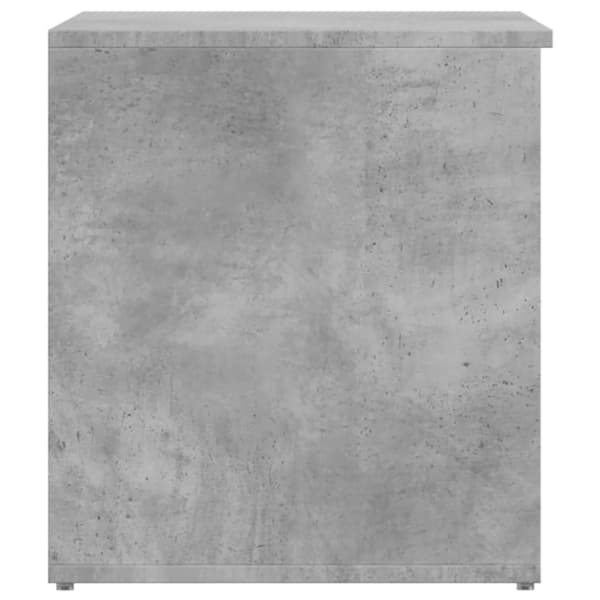 vidaXL opbevaringskasse 84x42x46 cm konstrueret træ betongrå