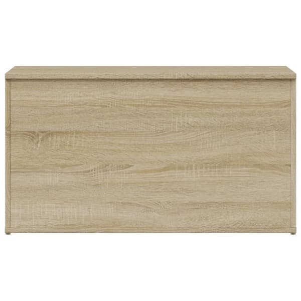 vidaXL Oppbevaringskiste sonoma eik 84x42x46 cm konstruert tre