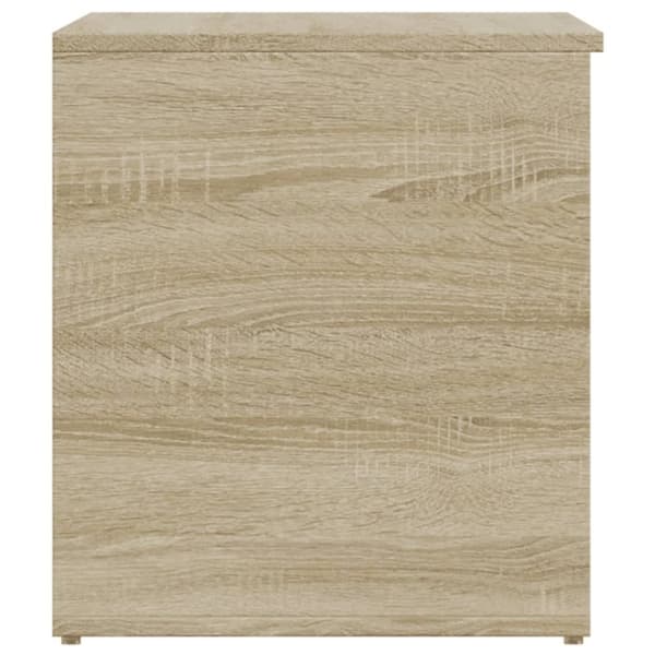 vidaXL Oppbevaringskiste sonoma eik 84x42x46 cm konstruert tre