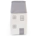 Miniatyrbild 4 av 6: Childhome Leksakslåda Hus Grå Och Benvit