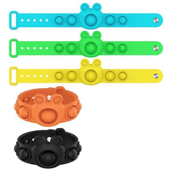 Effektfullt Mjukt Fidget Toy Armband Simple Dimple Pop-It