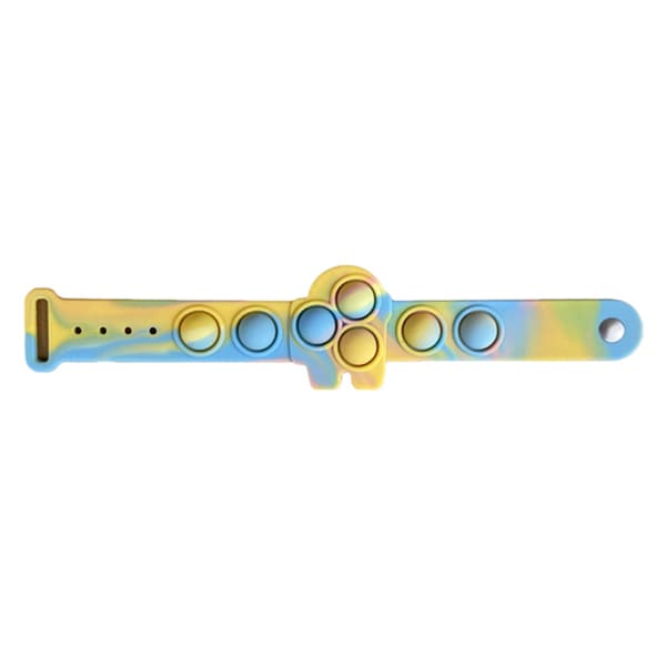 Stressavlastande Fidget Armband Simple Dimple Pop-It Macaroon