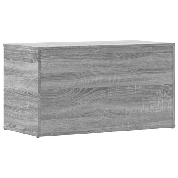 vidaXL opbevaringskasse 84x42x46 cm konstrueret træ grå sonoma-eg