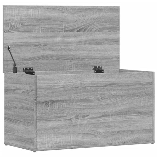 vidaXL opbevaringskasse 84x42x46 cm konstrueret træ grå sonoma-eg