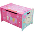 Miniatyrbild 1 av 4: Träleksakslåda / Förvaringslåda med broms / PEPPA PIG bänk