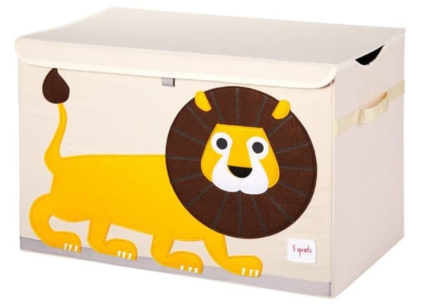 Lion 3 Groddar Gul leksakslåda - Baby - Polyester - 3 år