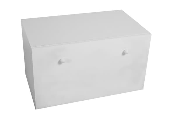 Leikkirasia valkoinen - lelulaatikko - 71x42x42 cm - vetolaatikko