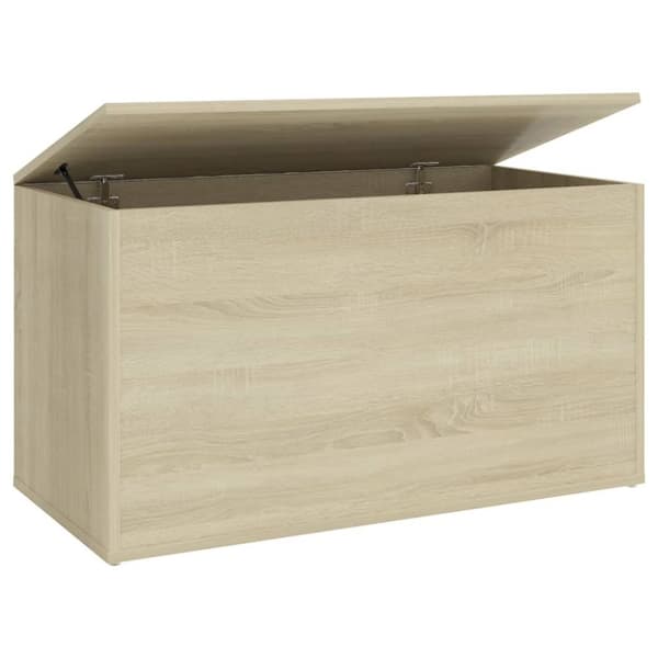 vidaXL opbevaringskasse 84x42x46 cm konstrueret træ sonoma-eg -  Legetøjskister