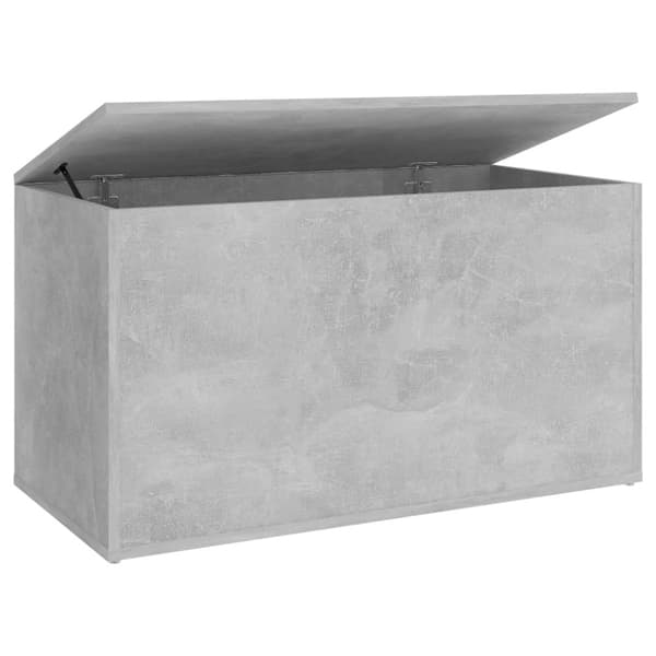 vidaXL opbevaringskasse 84x42x46 cm konstrueret træ betongrå -  Legetøjskister