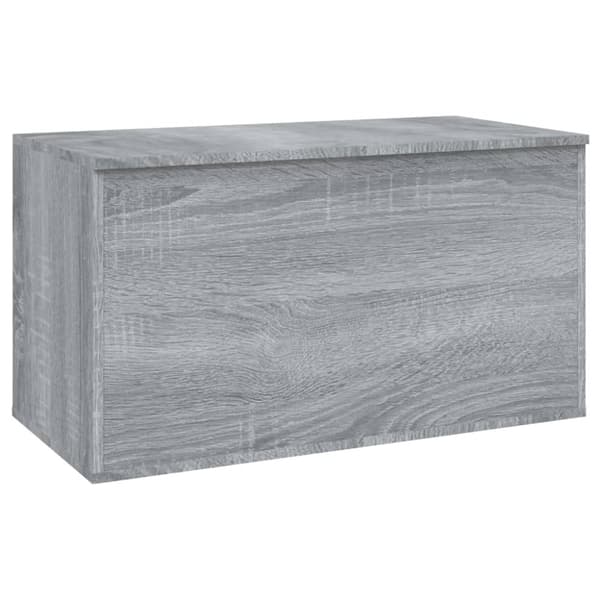 The Living Store opbevaringskasse 84x42x46 cm konstrueret træ grå sonoma-eg -  Legetøjskister
