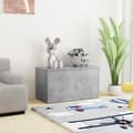 Miniatyrbild 5 av 10: The Living Store Förvaringskista betonggrå 84x42x46 cm konstruerat trä -  Leksakslådor