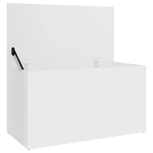 Legetøjskister - Living opbevaringskasse 84x42x46 cm konstrueret træ hvid