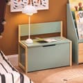 Miniatyrbild 7 av 8: SoBuy Barnhylla Leksaksförvaring Barnbokhylla Barnsittbänk Förvaringsbänk för barn KMB94-GR
