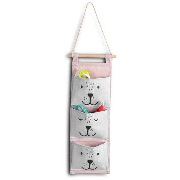 Nukido Hanging Toy Organizer - Pink