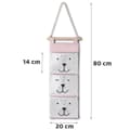 Miniatyrbillede 6 af 6: Nukido Hanging Toy Organizer - Pink