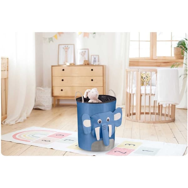 Nukido Toy Basket - Blue Elephant