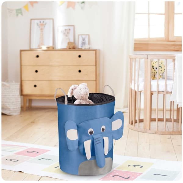 Nukido Toy Basket - Blue Elephant