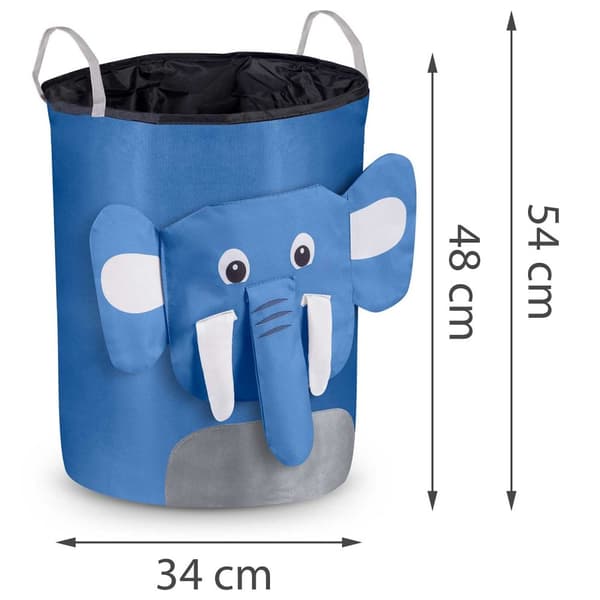 Nukido Toy Basket - Blue Elephant