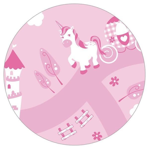 Leksakskista - ROBA - Krone - Multifunktionell Förvaringsbänk - Mjuk Stängning - Vit / Rosa