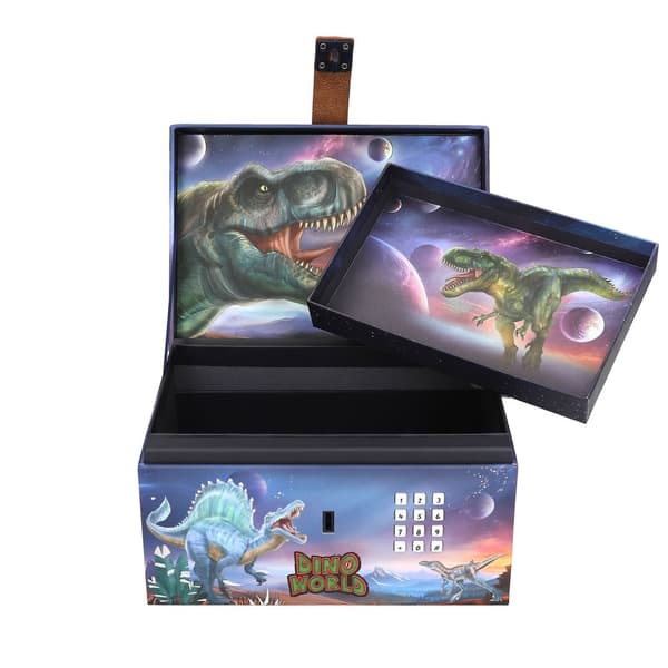 Dino World-skattekiste med kode, lyd og lys T-Rex