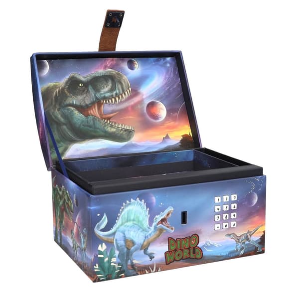 Dino World-skattekiste med kode, lyd og lys T-Rex