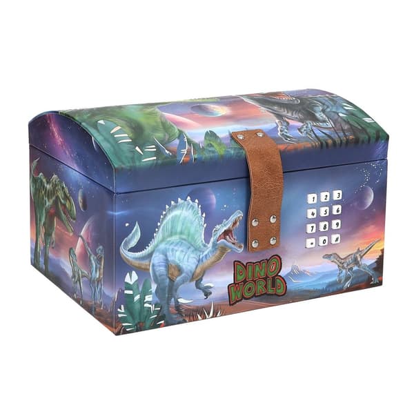 Dino World-skattekiste med kode, lyd og lys T-Rex