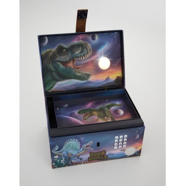 Dino World-skattekiste med kode, lyd og lys T-Rex