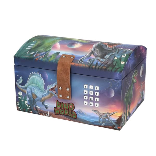 Dino World-skattekiste med kode, lyd og lys T-Rex