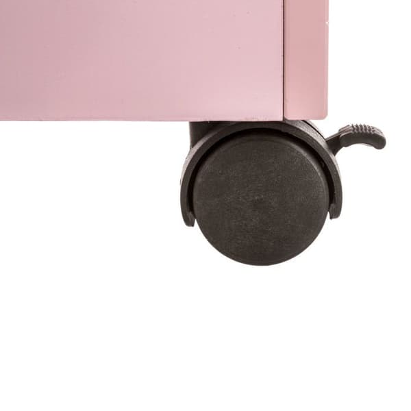 Atmosphera Kids - Förvaringsbox med hjul Kids - 48 x 28 cm - Rosa