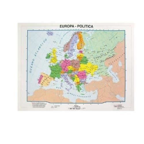 CWR CF10CARTINA A4EUROPE POL. -FYSISKT 09344