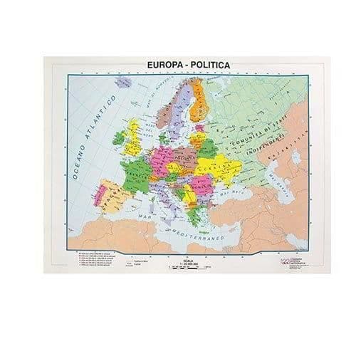CWR CF10CARTINA A4EUROPE POL. -FYSISKT 09344