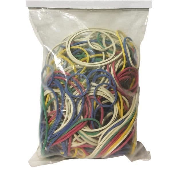 BUSTA 1KG ELASTICI GOMMA 100X8 BLU MARKIN Y525G100X8
