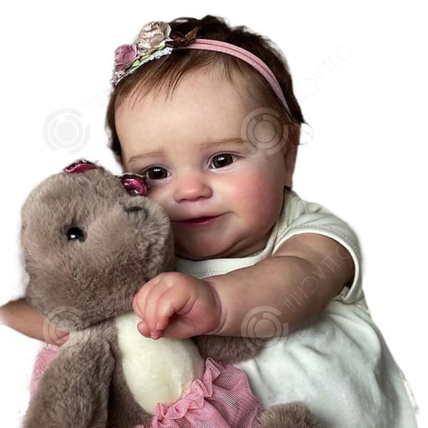 INN Baby Doll 50 cm vattentät simulering naturtrogen babydocka med flaska och nappleksaker Doll Simulation Baby Girl Doll
