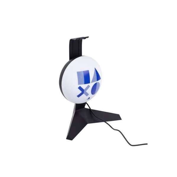 PlayStation Headsetlampa - PALADONE - Upplyst Headsetställ - Svart - 23,5 cm